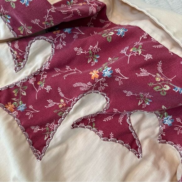 Vintage 70s H Bar C Ranchwear Western Shirt Sz M/L? Pearl Snap Up Floral - Picture 12 of 12